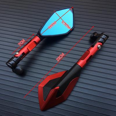 Pair 8mm 10mm CNC Aluminum Motorcycle Mirror Rearview Rear View Side Mirrors Motorbike For Kawasaki Z900 Z900RS Z800