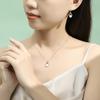 Tancise 925 Sterling Silver Zircon Earrings Drop Earrings For Women Wedding Party Gifts