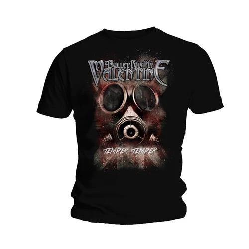Bullet For My Valentine - Gas Mask Men s T-Shirt Black Medium XL