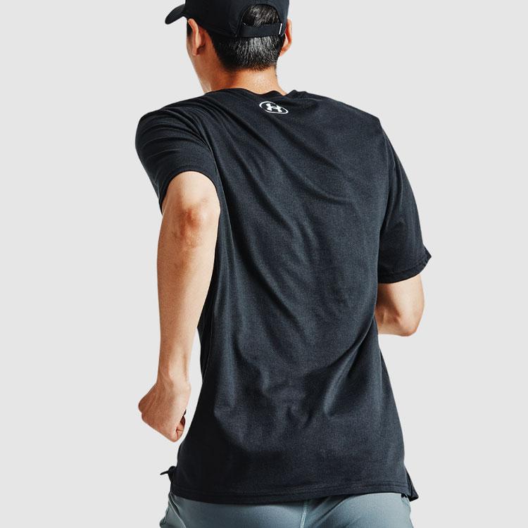 Under Armour Phantom Letter Logo Training T-Shirt Men Tops Black 1362994-001