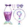 New children's mermaid swimsuit costume girl mermaid princess dress pink mermaid tail hot spring