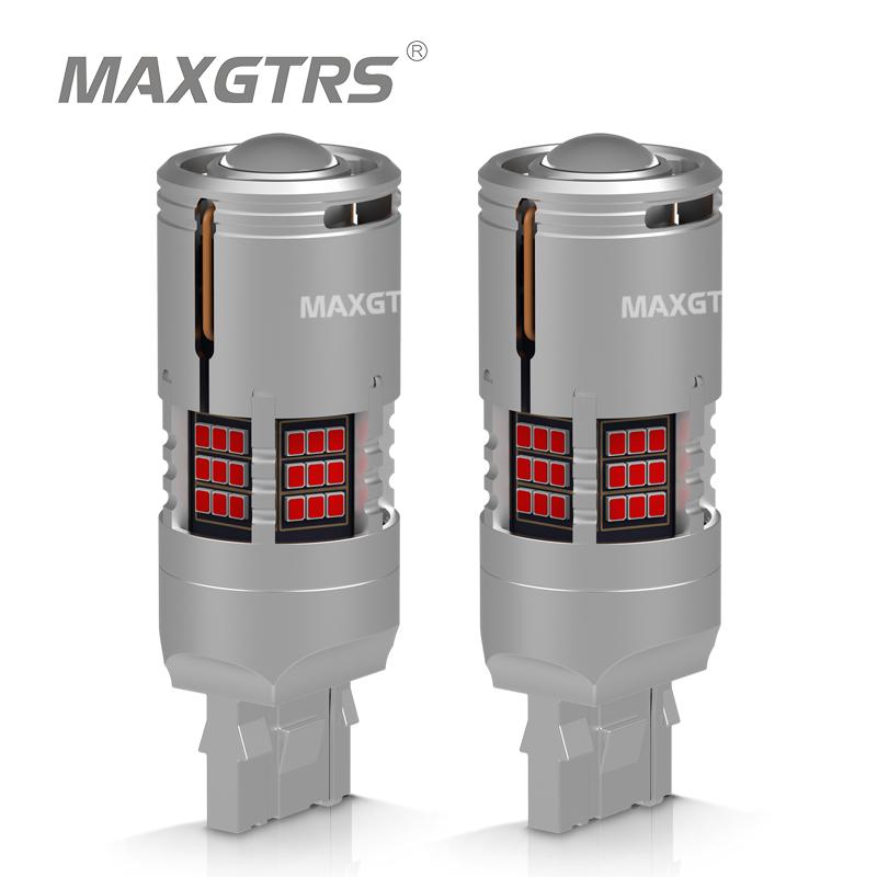 2Pcs 1157 LED White Bay15d P21/5W 7443 W21/5W 3157 LED Canbus Lamp Driving DRL Parking Position Brake Tail Car Light Bulb 12V 1156 BA15S P21W красный