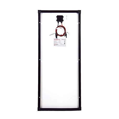 SolarV Enjoysolar Panneau solaire monocristallin avec technologie cellulaire PERC Noir, 110W