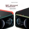IPhone XR Case, Full Lens Protection Anti-Drop Anti-Fingerprint Silicone Soft Edge Shockproof Transparent Frosted Case, Elegant Black
