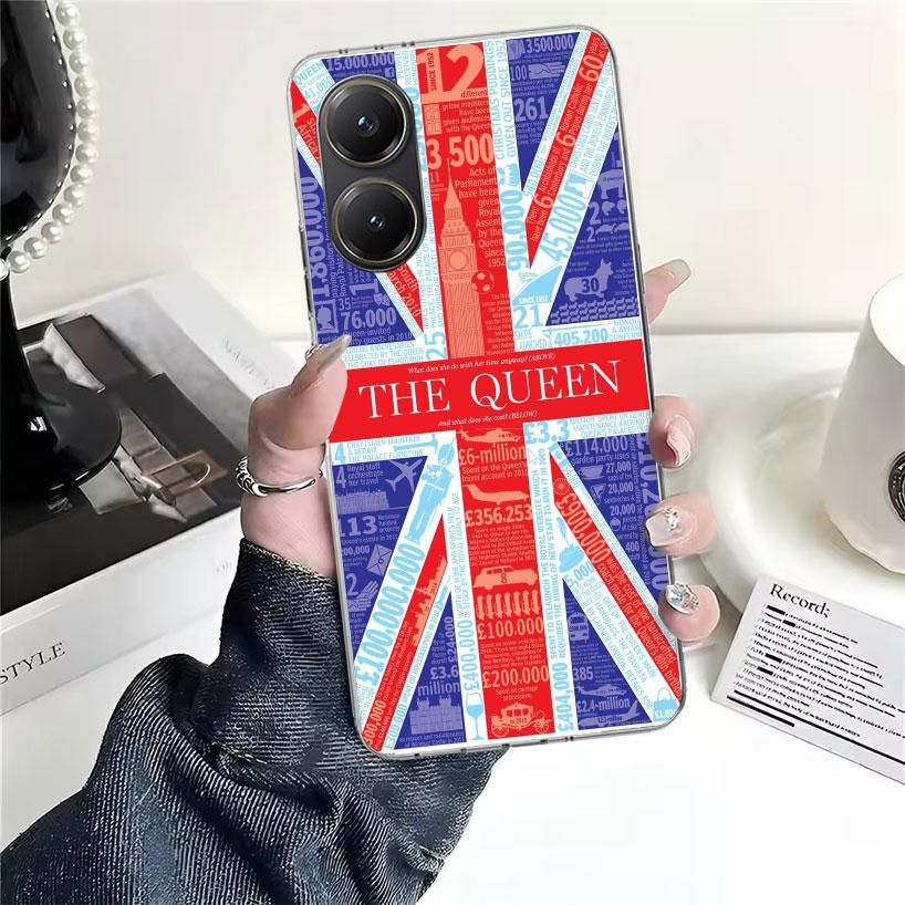 Union Jack England UK Flag Soft Phone Case For Xiaomi Redmi 15C 15 13C 13 Poco X5 X6 X7 F7 Ultra M7 12C 12 10 10C 9C 9A 9T 9 Fun