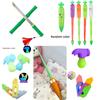 Gravity Carrot Knife With 3d Design Glowing Butterfly Knife Flashy Printed Carrot Knife And Night Light Carrot Knife