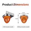 LED Diamant Wassermelone Glas Kunststoff Van Seite und LKW Begrenzungsleuchte Fahrgestell Anzeigeleuchte