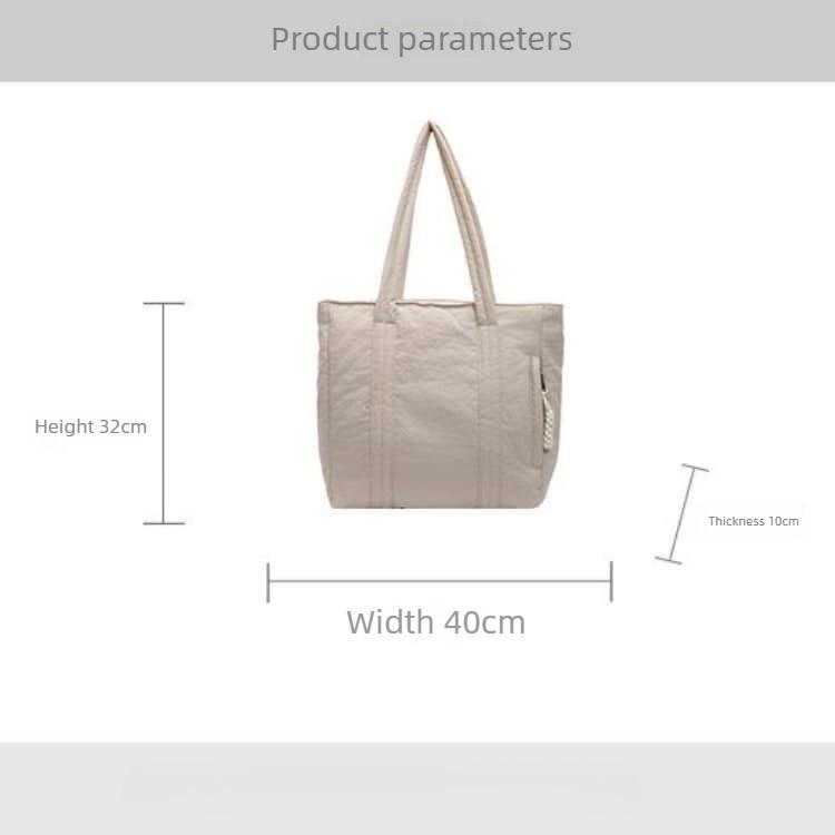 Women's Large Capacity Nylon Tote Bag Handbag