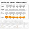Odolnost PBT Klávesnice 130ks/Sada S Potiskem Tepelnou Sublimací Boční Gravírování Klávesnice Pro Zlepšení Zkušenosti s Psaním