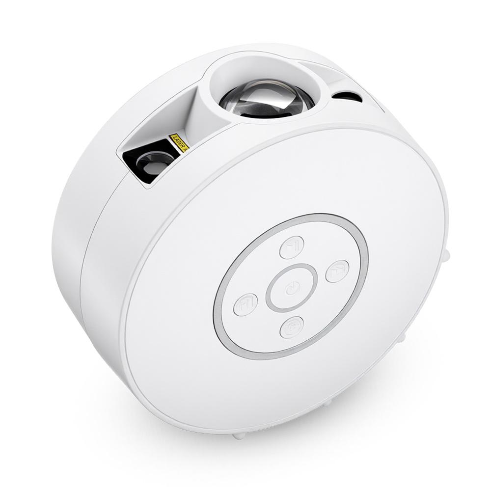 PLT2 Smart Star Projector with Star & Colorful LED Nebula 6 Theme Film Slides bluetooth Speaker White Noise Alarm APP& Voice