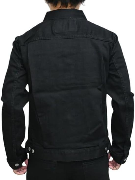 Kojima Jeans RNB-5059 Stretch Black Denim Jacket 2ND Second G-Jan American Casual Men's (XL)