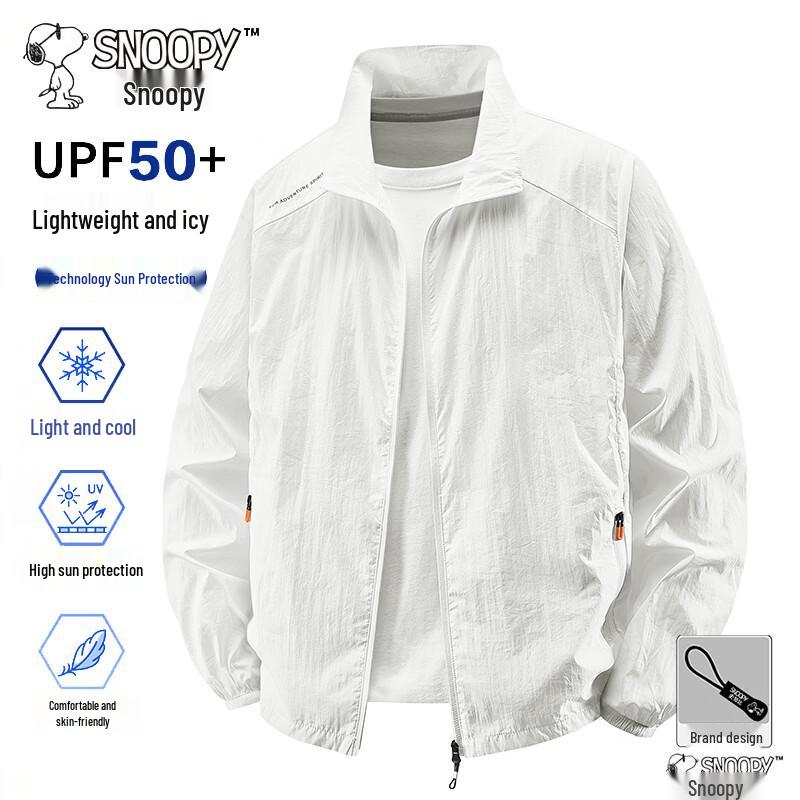 Snoopy Men s UV Protection Quick-Dry Sun Jacket 2XL