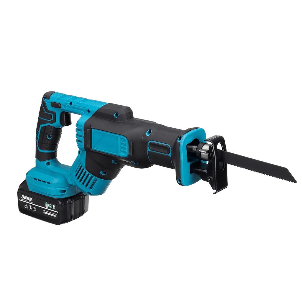 388VF Cordless Reciprocating Saw Portable Electric Saw Replacement Metal Wood Cutting Machine Tool With 2 Battery