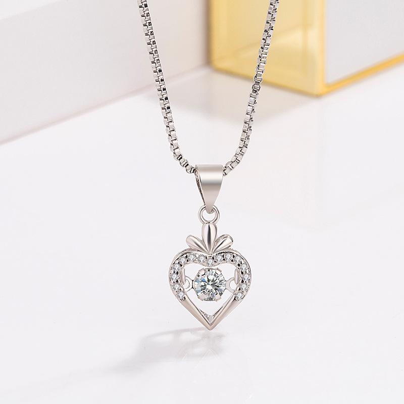 925 Sterling Silver Necklace Pendant Dolphin High Quality Chain For Women Luxury Fashion Wedding Engagement Jewelry Party GiftsGood Product