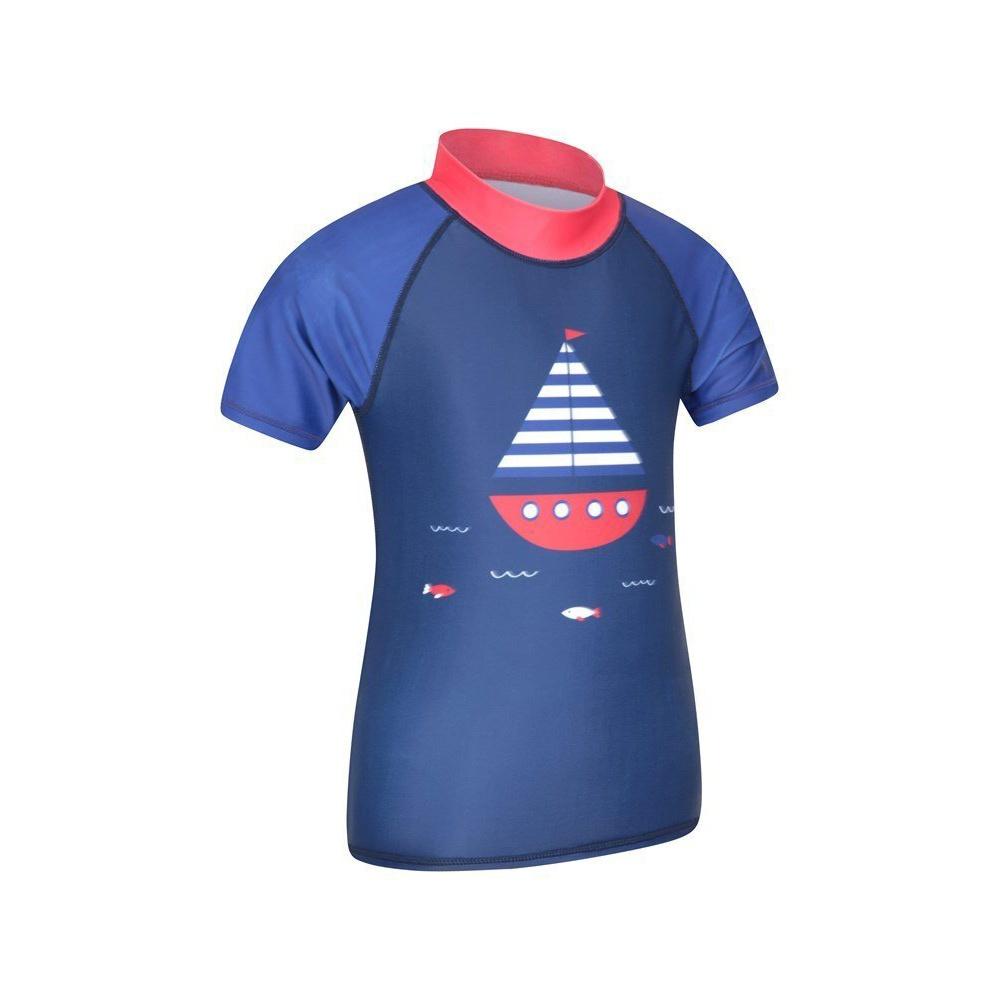 Mountain Warehouse Childrens/Kids Short-Sleeved Rash Guard