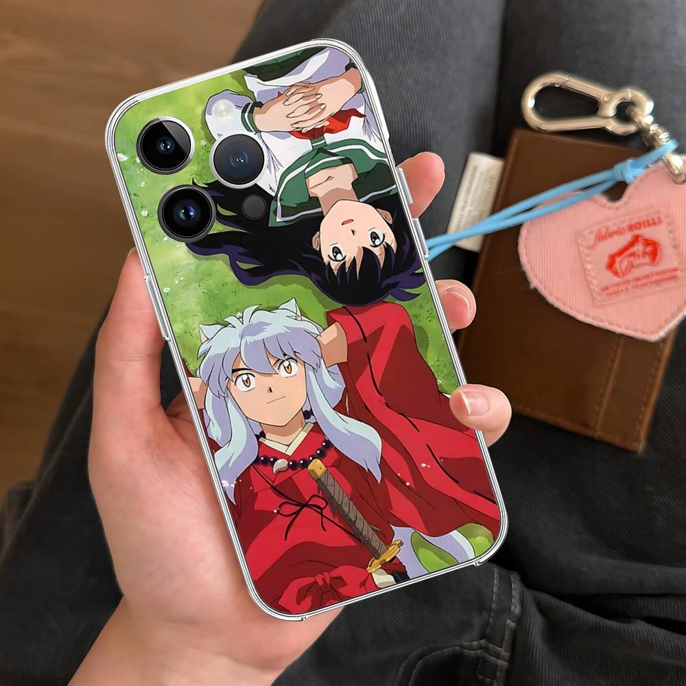Phone Case For Samsung S26 S25 S24 S23 S22 S21 S20 FE Note20 Note10 Amine I-Inuyasha Plus Ultra Edge 5G Clear Soft TPU Cover
