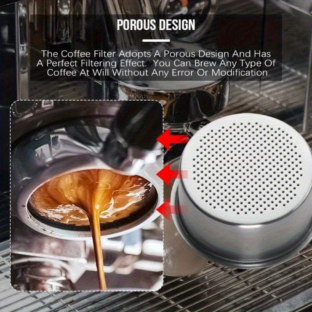 51MM Coffee Filter Basket Replacement Stainless Steel for Bottomless Portafilter Espresso Good Accessories Barista Tool