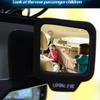 270 Degrees Wide Angle Car Rear Magnet Mirror Car Auxiliary Rearview Mirror Eliminate Blind Point for Car Safety