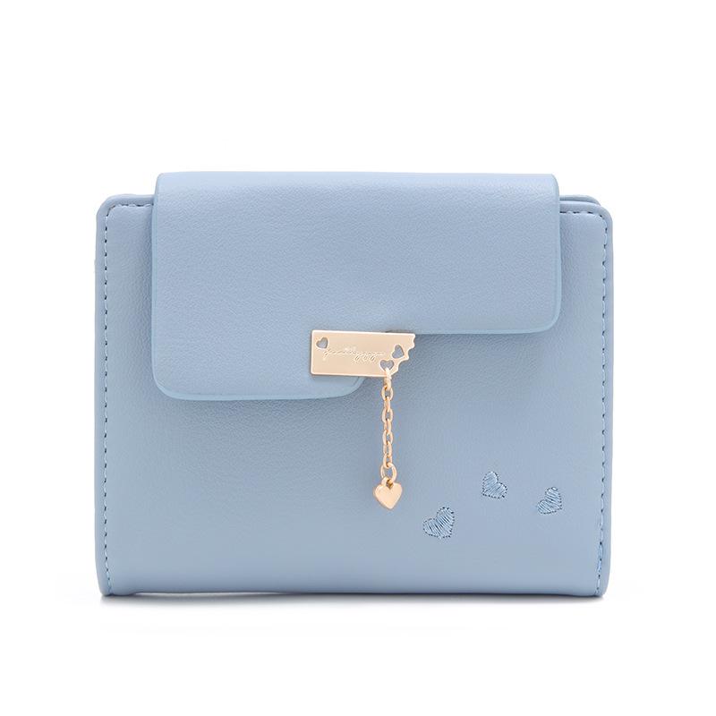 Lommebok Dame Kort Ins Kjærlighet Anheng Multi-kort Brettbar Skinnlommebok