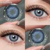 Eyeshare 1 Pair Blue Contact Lenses For Natural Brown Eyes Gray Contact Lenses Pupil Cosmetic Colored Lenses