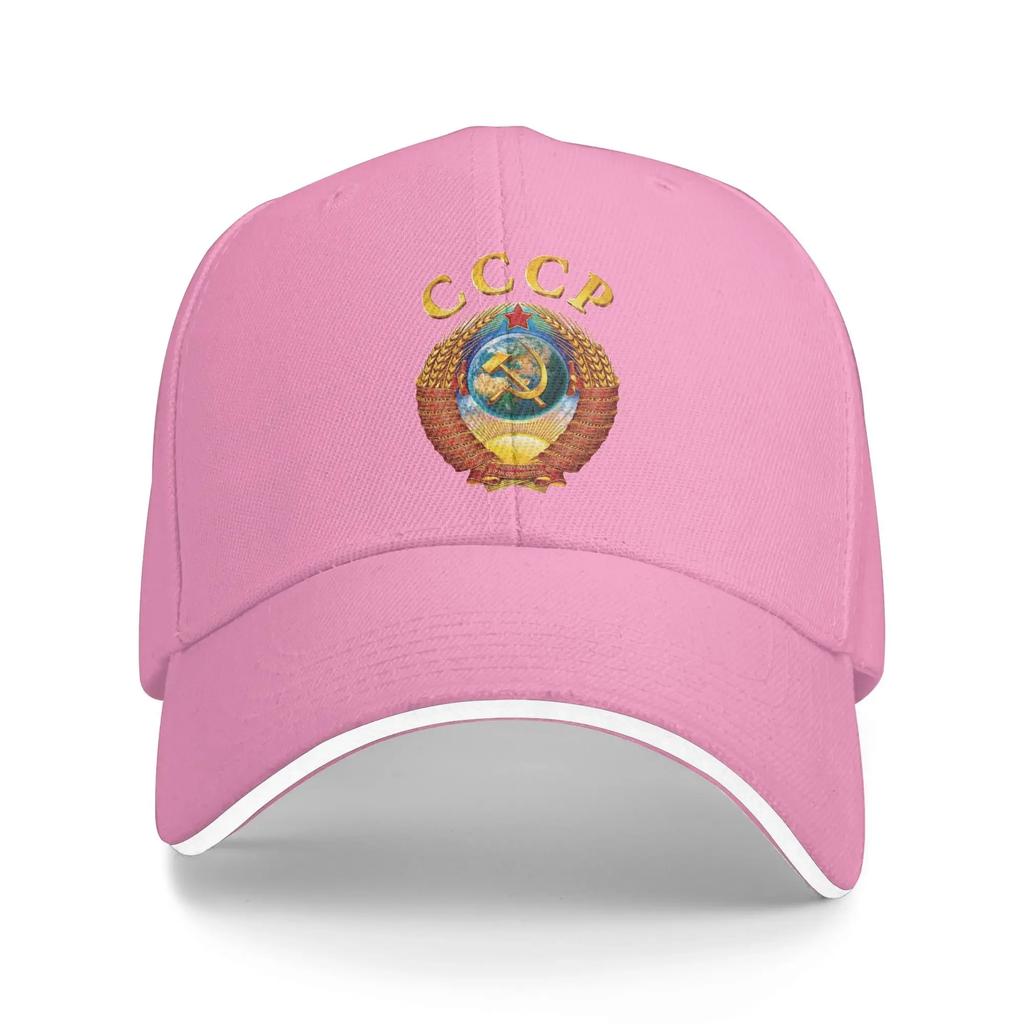 the USSR CCCP Russian Baseball Cap  Hiking Fishing Sun-Proof Trucker Hat Unisex Men Casual Design Baseball Caps