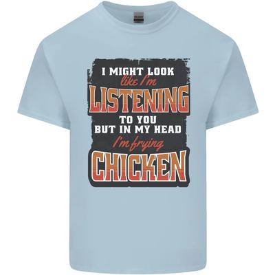 In My Head I'm Frying Chicken Funny Food Kids T-Shirt Childrens