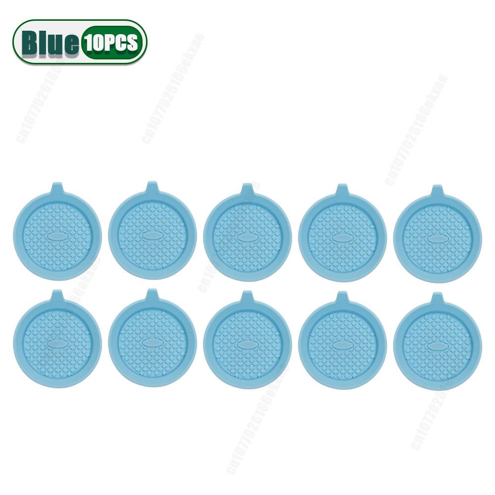 10PCS Coaster Car Coaster Universal Silicone Mat for Car Water Cup Auto Anti-Slip Pad Drink Holder Mat Car Interior Accessories