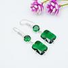 Chrome Diopside Handmade Gemstone Earrings, 925 Solid Sterling Silver Earrings, Unique Design Jewelry Earrings