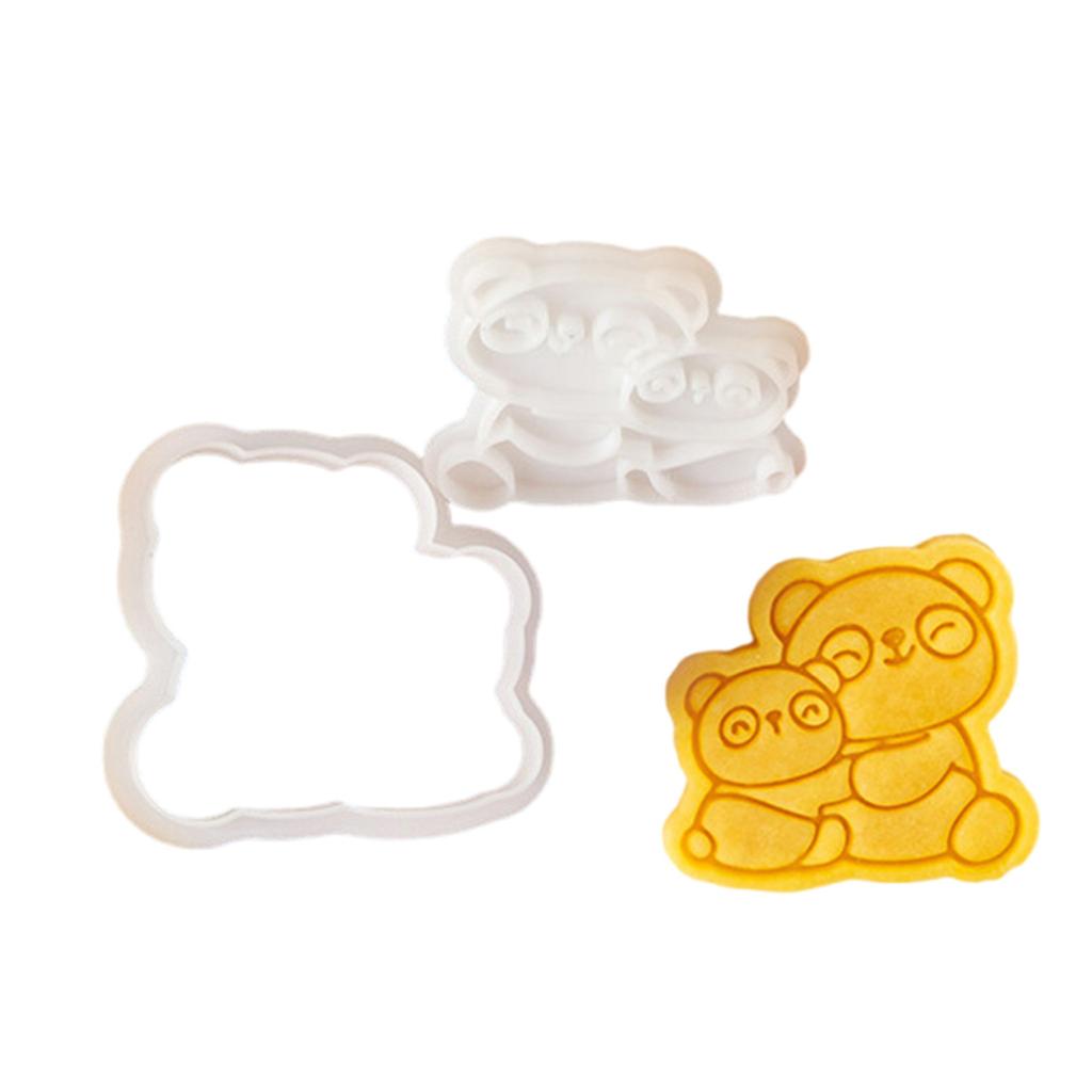 Cartoon Animal Cookie Cutters Set Food Grade Silicone Baking Mold for Funny Kids Treats Biscuits Mould Kitchenwares