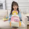 Stylish Gender Neutral Nylon Backpack For Children With Comfortable Air Cushion Straps
