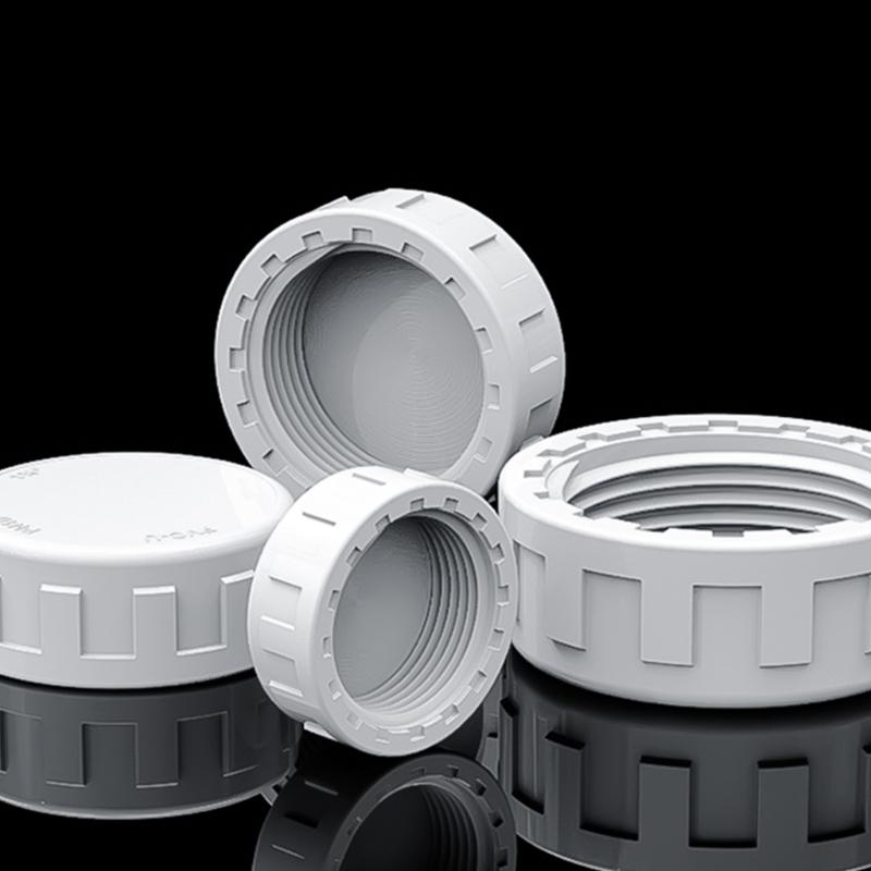 10Pcs Female Thread PVC End Cap Garden Irrigation Pipe Connector Water Tube Cap Plumbing Hose Tube Fittings Enduring