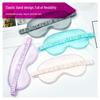 Double-Sided Imitation Silk Eye Mask - Light-Blocking, Breathable, Elastic Unisex Sleep Mask with Scrunchie.