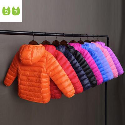 Herbst und Winter neue Kinder-Baumwollkleidung, leichte Daunenjacke für Kinder, Baby-Baumwoll-gefütterte Jackenmantel