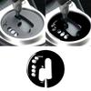 Piano Black Gear Box Shift Cup Holder Panel Cover For Nissan 370Z Z34 2009-