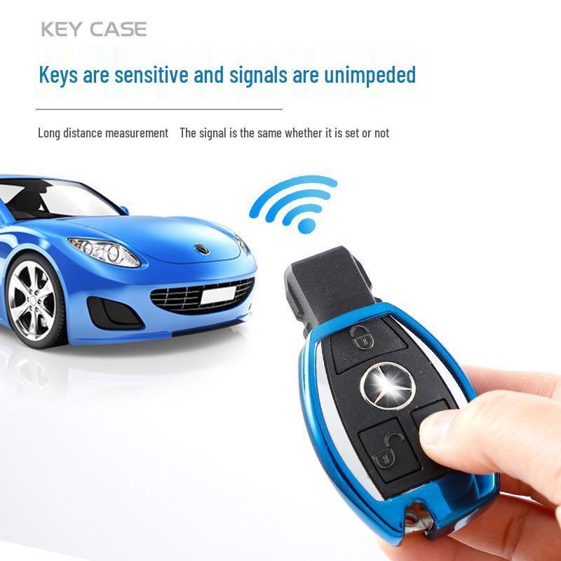 TPU Key Cover for Mercedes C-Class C180 C200, E-Class E300 E360L, GLA200 Older Models