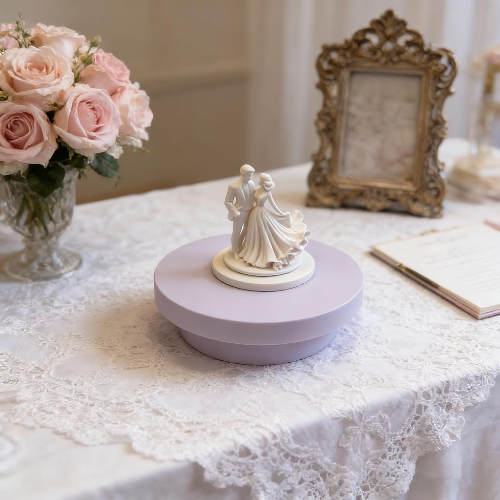 1 szt. Ozdoba Statuetka dla Pary Nowożeńców, Elegancka Panna Młoda i Pan Młody Plastikowa Dekoracja Środkowa, Odpowiednia na Wesela