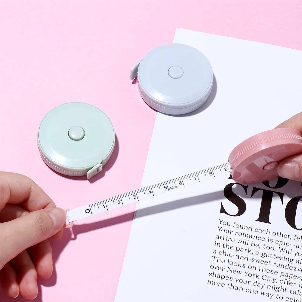 Retractable Sewing Tool Measuring Tool Kids Height Centimeter Student Retractable Rulers Measures Measuring Ruler Roll Tapes