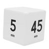 Countdown-Timer Würfeldesign Mehrere Zeiteinstellungen 5 15 25 45 Minuten Lern-Timer für Schüler Weiß