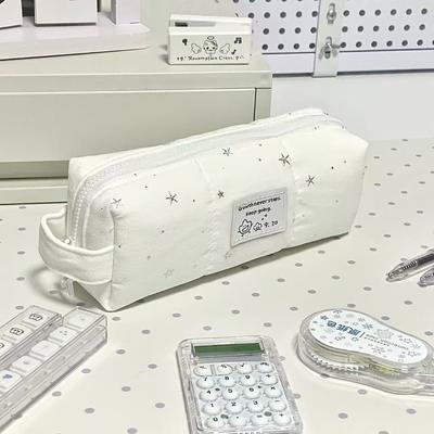 Star Pen Bag Large Capacity Stationery Bag Korean Style Pencil Case  Students Gift