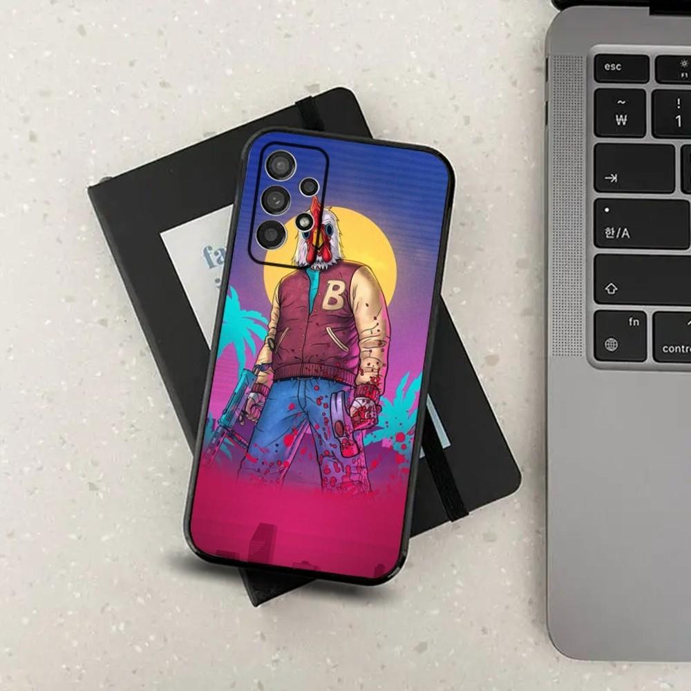 Game Hotline Miami Phone Case For Samsung S24,S21,S22,S23,S30,Ultra,S20,Plus,Fe,Lite,Note,10,9,5G Black Soft Cover