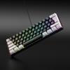 Portable 61 Keys Wired Mini Mechanical Keyboard K61 Ergonomic Quiet Keyboard for PC Office Home Gaming