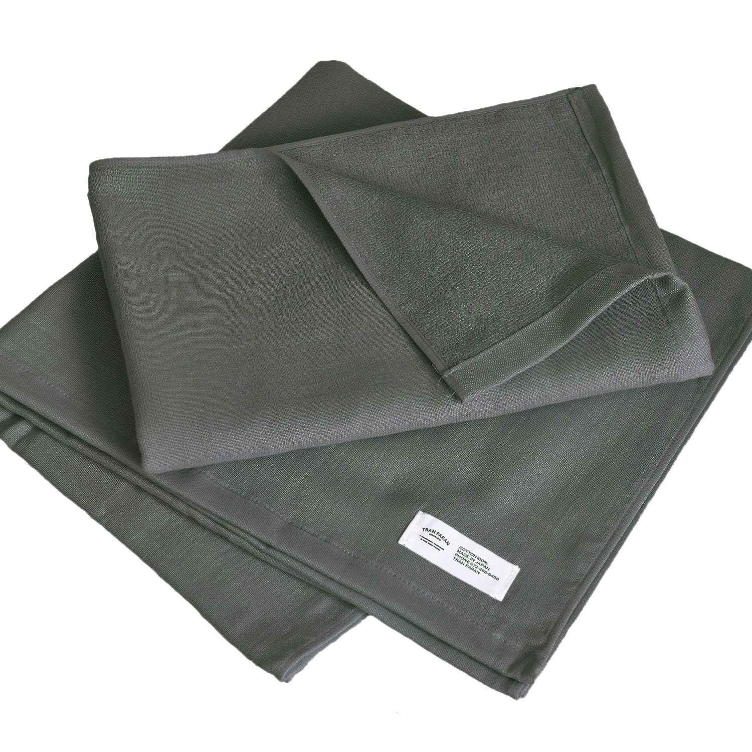 

Прозрачный марлевый банный набор из полотенец из хлопка сенсю японского производства, 2, полотенца, быстросохнущие, впитывающие, тонкие, 100% (Угольно-серый)