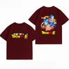 Unisexs Clothing 100 Cotton Summer TShirt Dragon Ball Super Gogeta Vegito Print Anime Tops