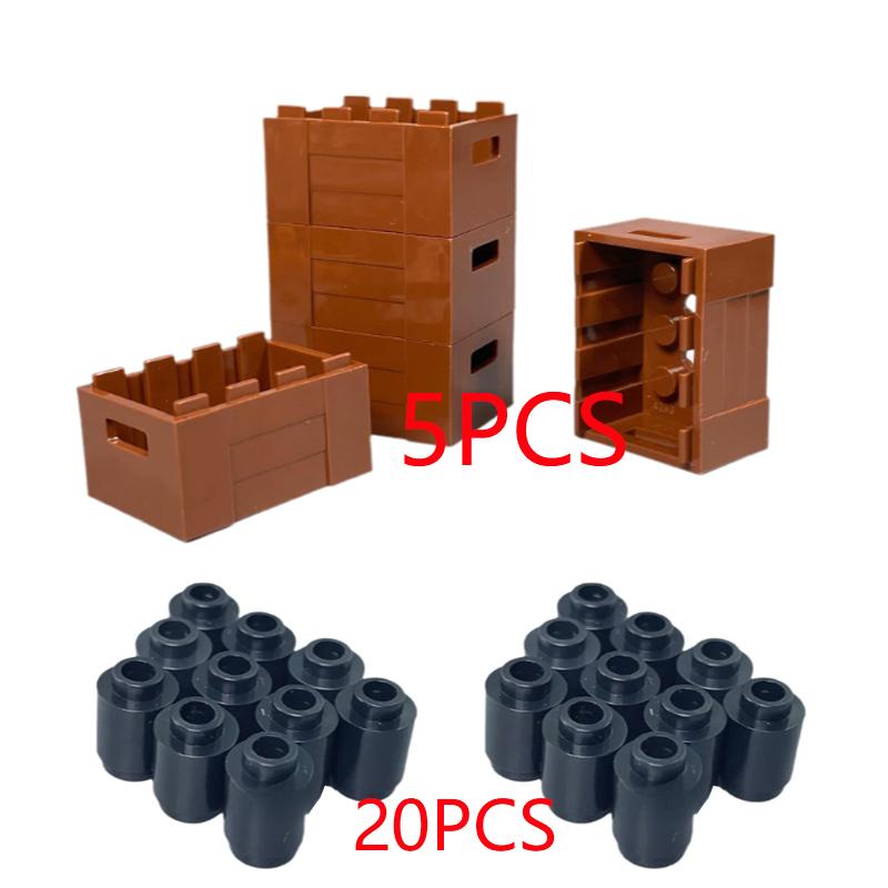 MOC Medieval Army Weapons Building Blocks Cannon Pirate Ship Soldiers Figures Military War Scene Assembling Mini Brick Toy Gifts