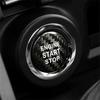 Gloss Black color for Carbon Fiber Start stop Button covers for Toyota 86 13-19