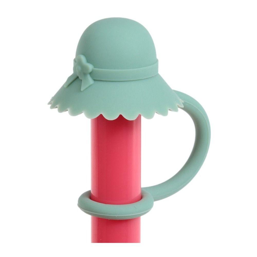 

Многоразовые силиконовые соломенные пробки, соломенные топперы в форме шляпы, насадки для питья, крышки, аксессуары для чашек