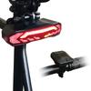1500mA Long-Lasting Rechargeable Bike Tail Light IP65 Rear Light for Night Group Rides Turn Signals Bicycle Anti-theft Alarm