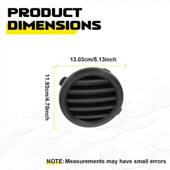 Left Front Black Fog Light Bezel Cover 57731SC030 Fit 2009-2013 Subaru Forester