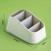 Remote Control Holder Storage Box TV Remote Control Phone Trapezoidal Storage Box Stationery Organizer Hotel Storage Supplies
