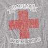 Bon Jovi Unisex Adult Bad Medicine Heather T-Shirt